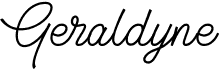 preview image of the Geraldyne font