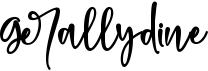 preview image of the Gerallydine font
