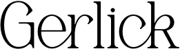 preview image of the Gerlick font