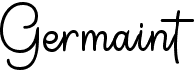 preview image of the Germaint font