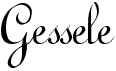 preview image of the Gessele font