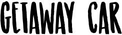preview image of the Getaway Car font