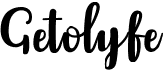 preview image of the Getolyfe font