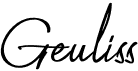 preview image of the Geuliss font