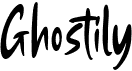 preview image of the Ghostily font