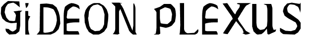 preview image of the Gideon Plexus font