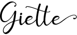 preview image of the Giette font