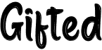 preview image of the Gifted font