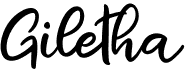 preview image of the Giletha font