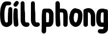 preview image of the Gillphong font