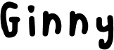 preview image of the Ginny font