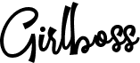 preview image of the Girlboss font
