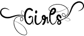 preview image of the Girls font