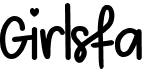preview image of the Girlsfa font