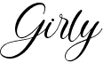preview image of the Girly font