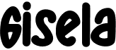 preview image of the Gisela font