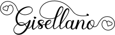 preview image of the Gisellano font