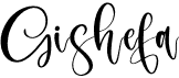 preview image of the Gishefa font