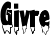 preview image of the Givre font