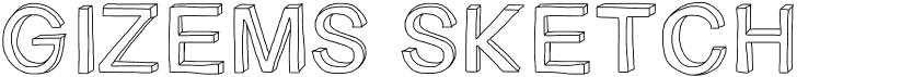 preview image of the Gizems Sketch font