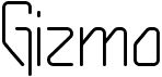 preview image of the Gizmo font