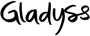 preview image of the Gladyss font