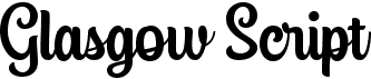 preview image of the Glasgow Script font