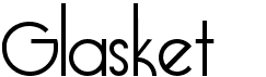 preview image of the Glasket font