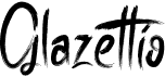 preview image of the Glazettio font