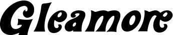 preview image of the Gleamore font