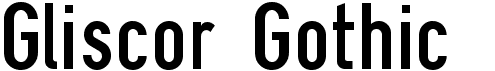 preview image of the Gliscor Gothic font