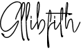 preview image of the Gllibfith font