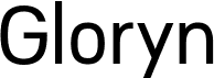 preview image of the Gloryn font