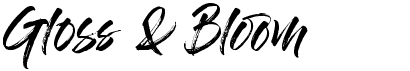 preview image of the Gloss And Bloom font