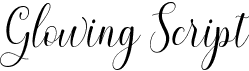 preview image of the Glowing Script font