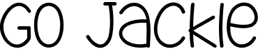 preview image of the Go Jackie font