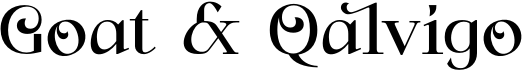 preview image of the Goat & Qalvigo font