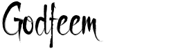 preview image of the Godfeem font