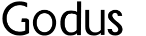 preview image of the Godus font