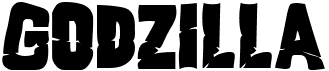 preview image of the Godzilla font