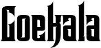 preview image of the Goekala font