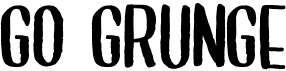 preview image of the Go Grunge font