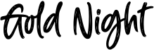 preview image of the Gold Night font