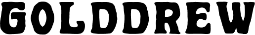 preview image of the Golddrew font