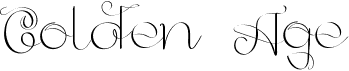 preview image of the Golden Age font