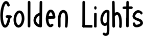 preview image of the Golden Lights font