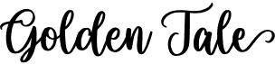 preview image of the Golden Tale font