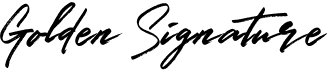 preview image of the Golden Signature font