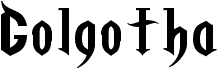 preview image of the Golgotha font