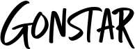 preview image of the Gonstar font